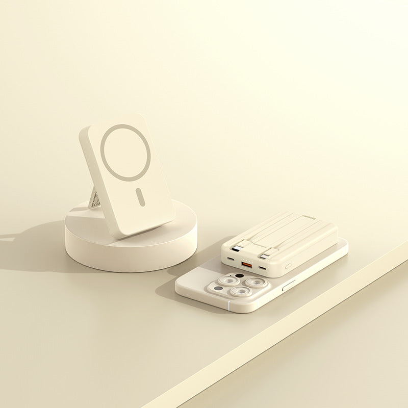 Magnetic Wireless Power Bank with Stand