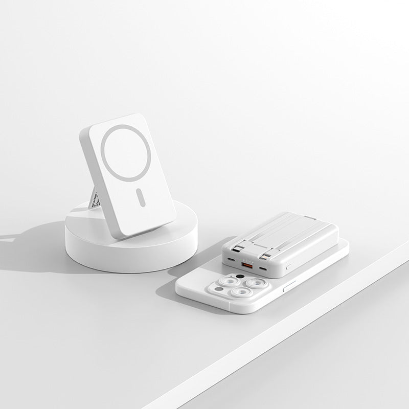 Magnetic Wireless Power Bank with Stand