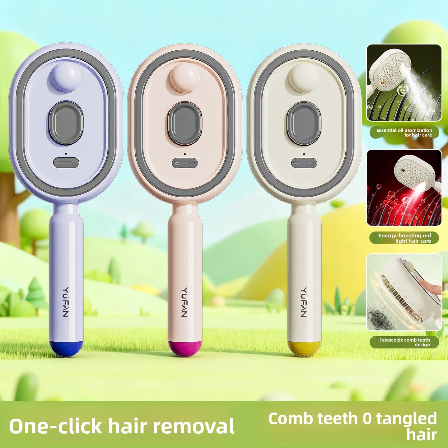 Electric Spray Massage Hair Comb
