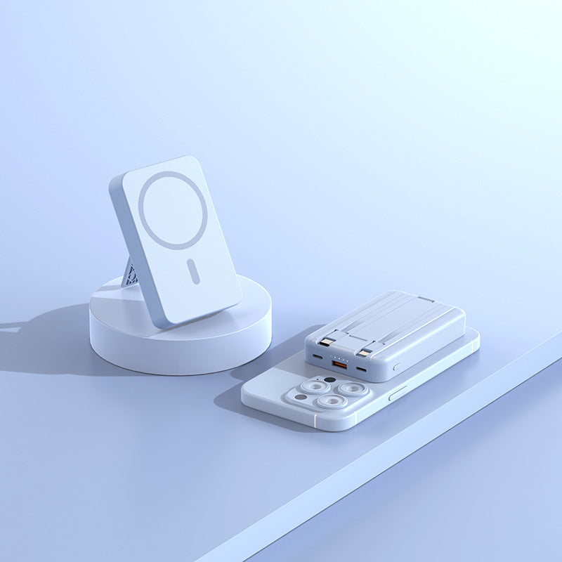 Magnetic Wireless Power Bank with Stand