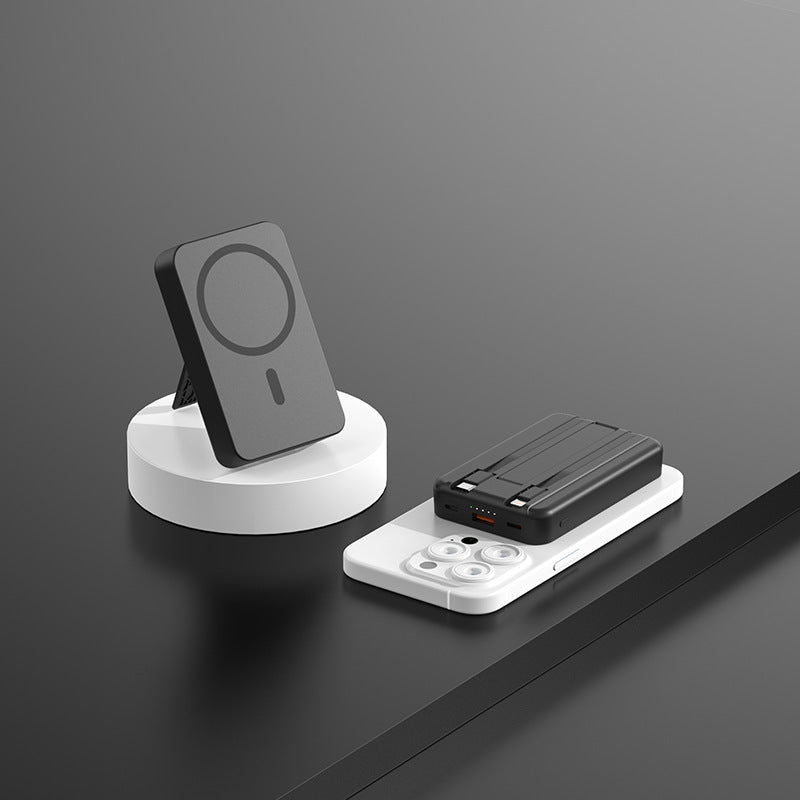 Magnetic Wireless Power Bank with Stand